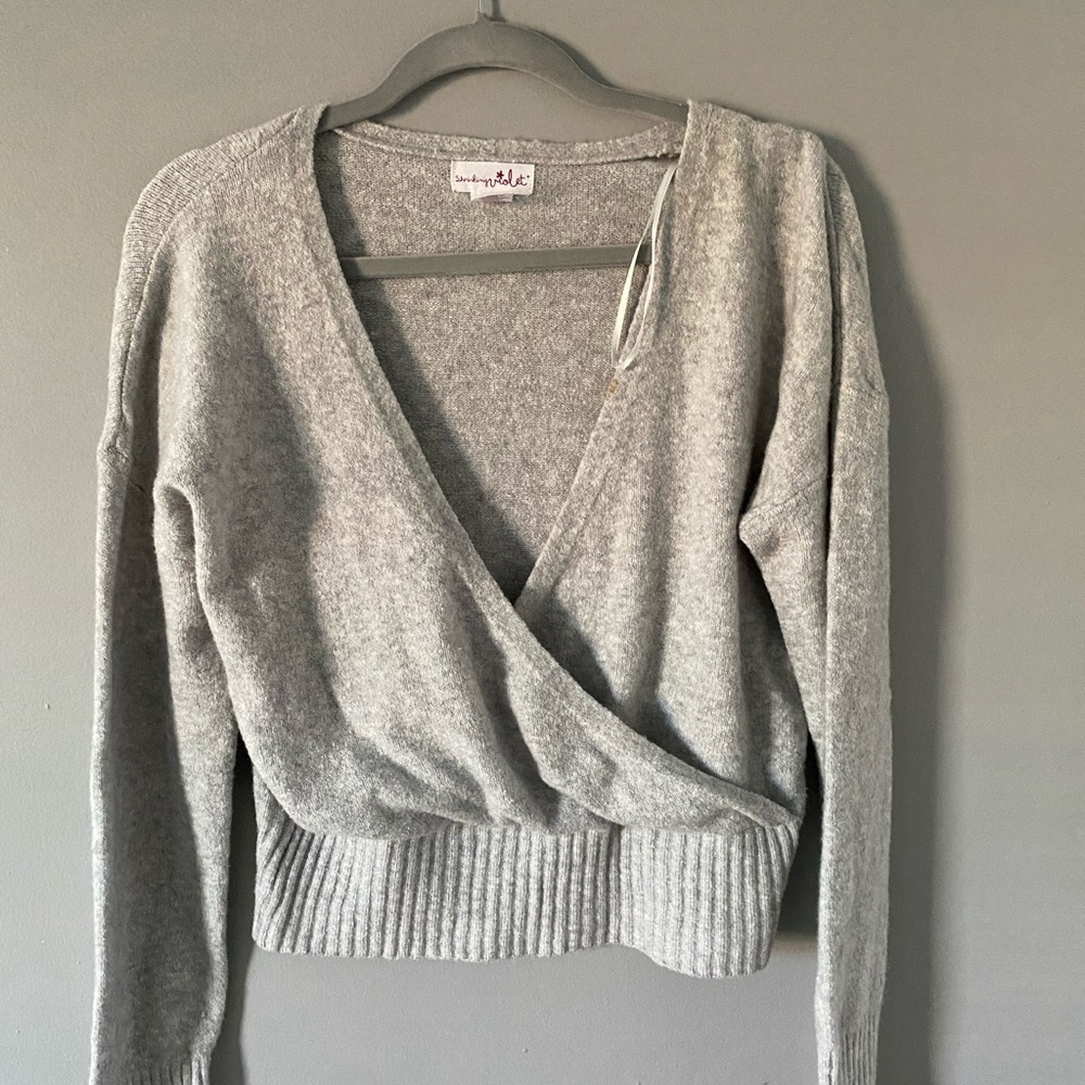 Wrap sweater